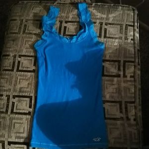 Teal hollister tankie